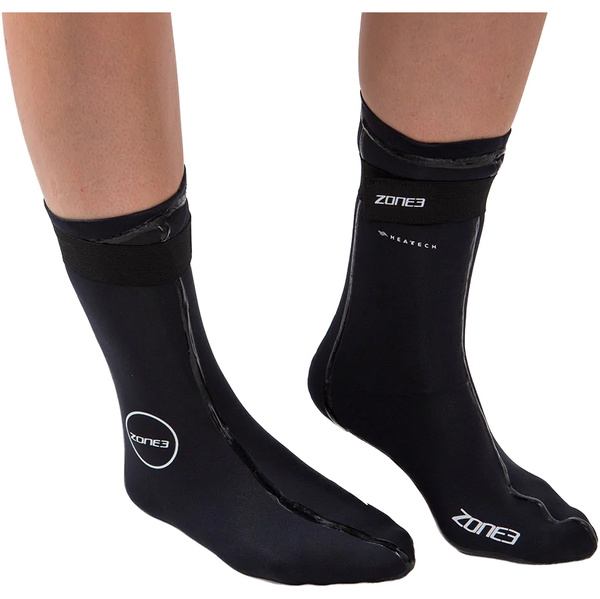 2026 Zone3 Neoprene Heat-Tech Warmth Socks NA18UHTS101 - Black / Red